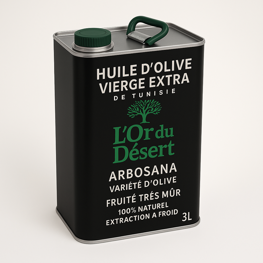Huile d’olive Arbosana – Bidon 3L