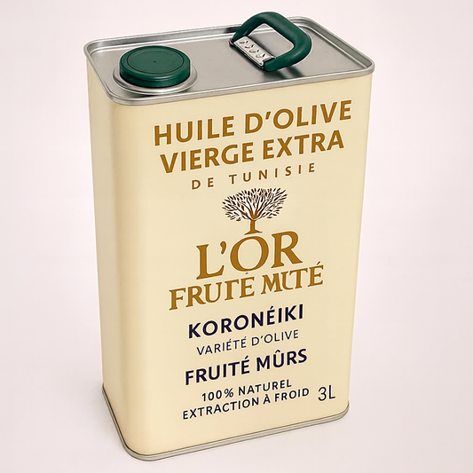Huile d’olive Koroneiki – Bidon 3L
